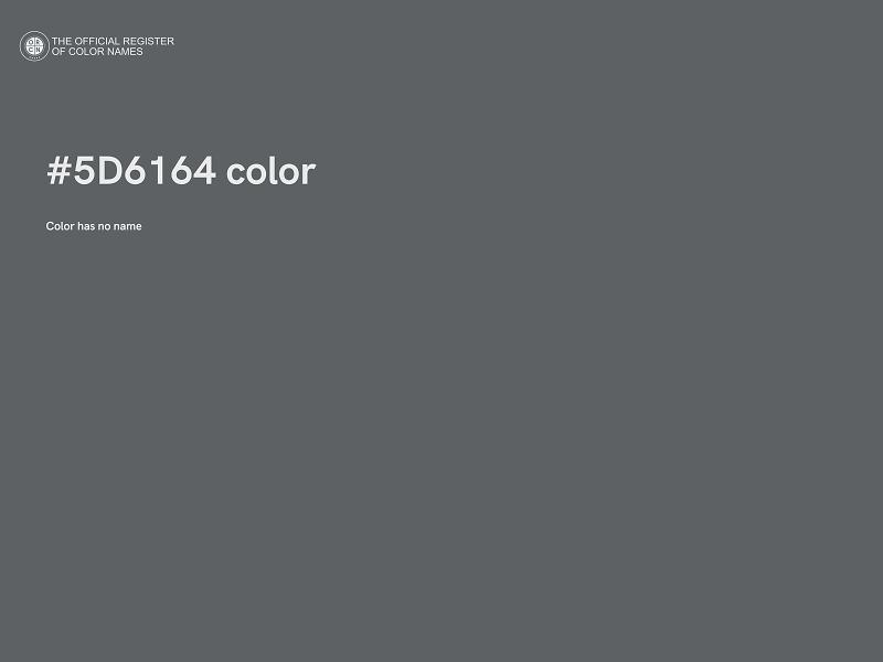 #5D6164 color image