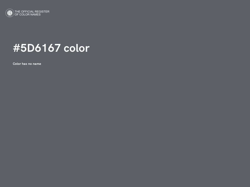 #5D6167 color image