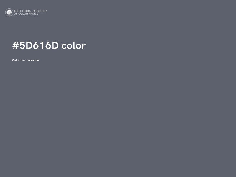 #5D616D color image