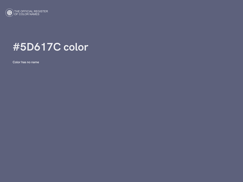 #5D617C color image