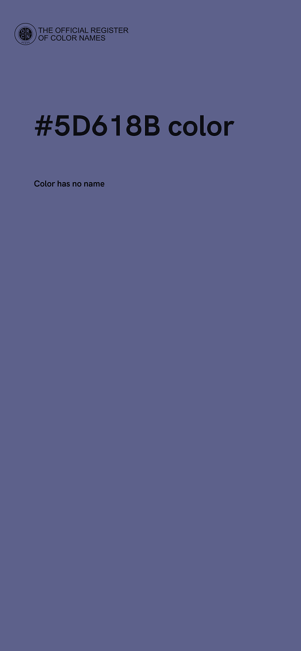 #5D618B color image