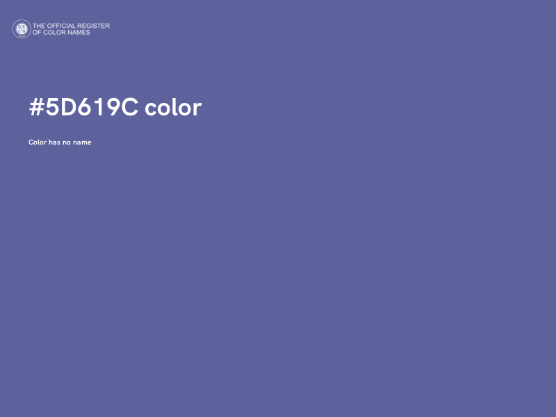 #5D619C color image