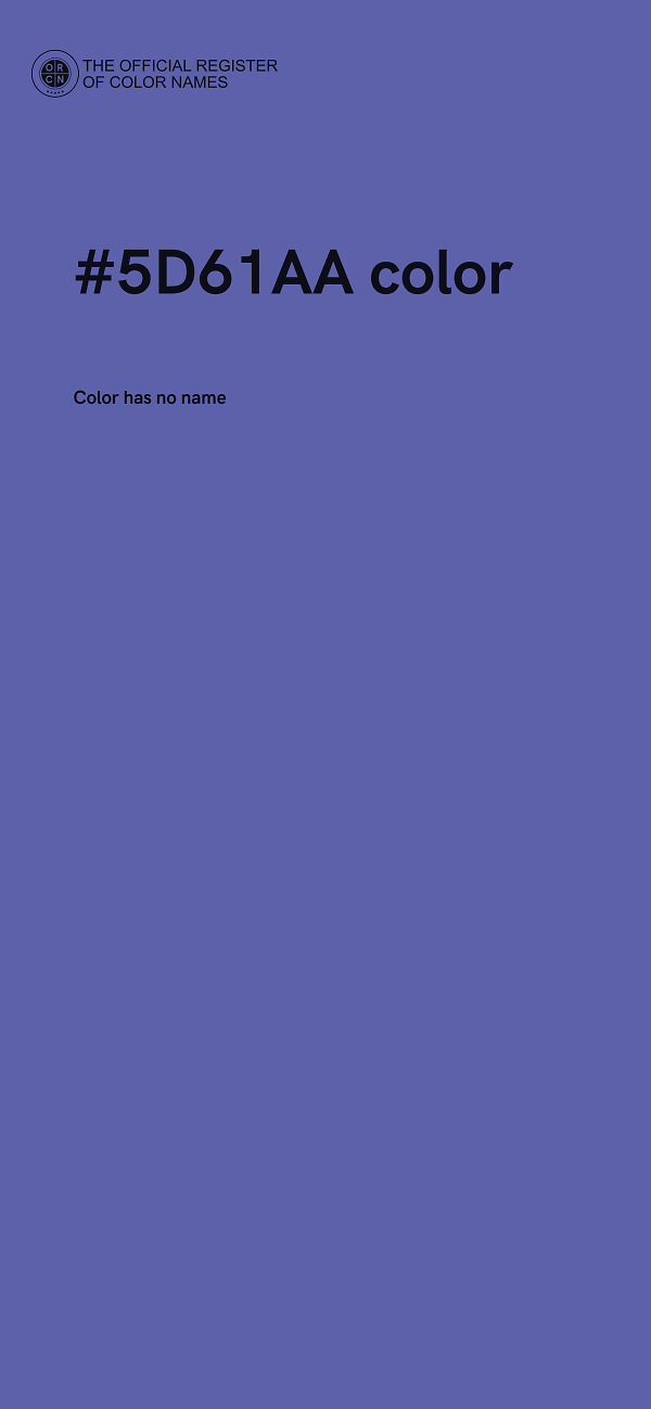 #5D61AA color image