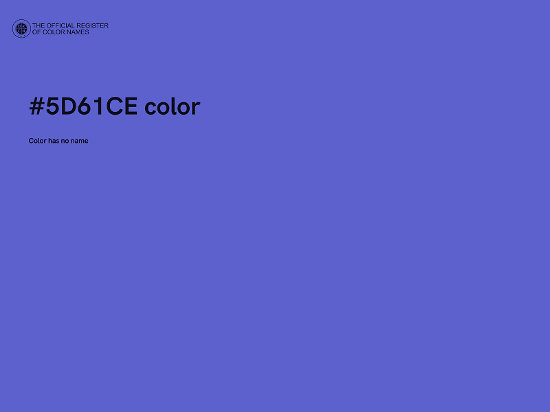 #5D61CE color image