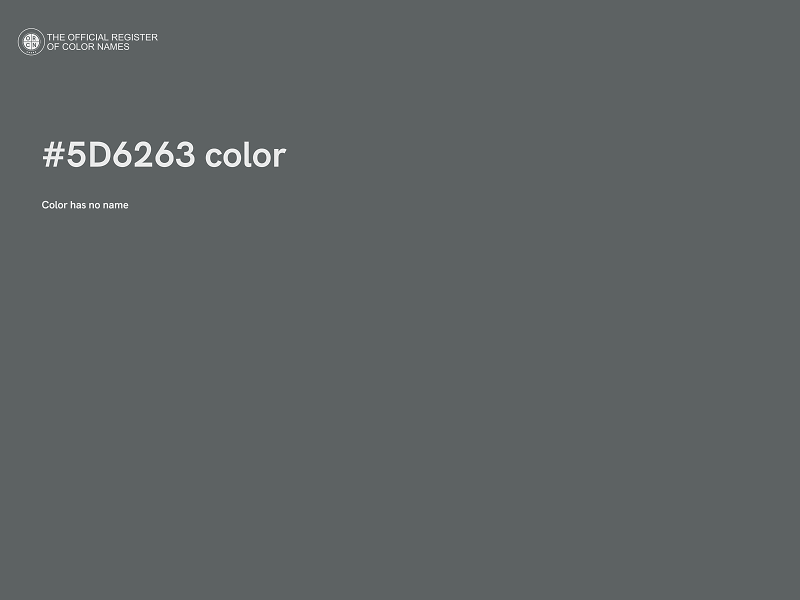 #5D6263 color image