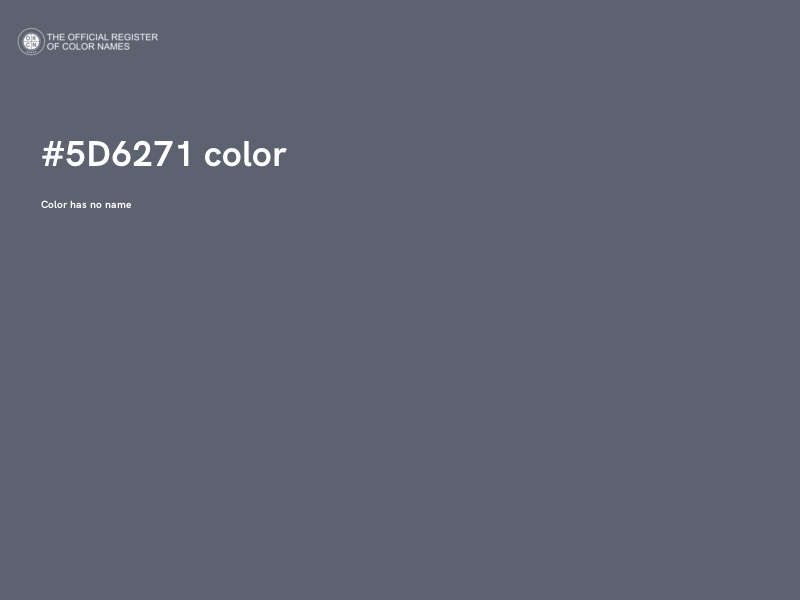 #5D6271 color image