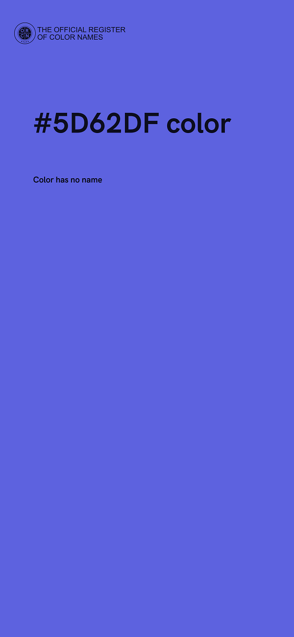 #5D62DF color image