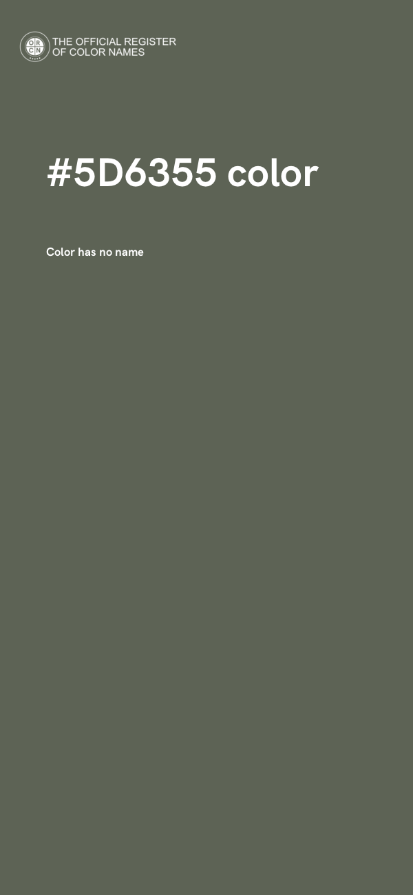 #5D6355 color image