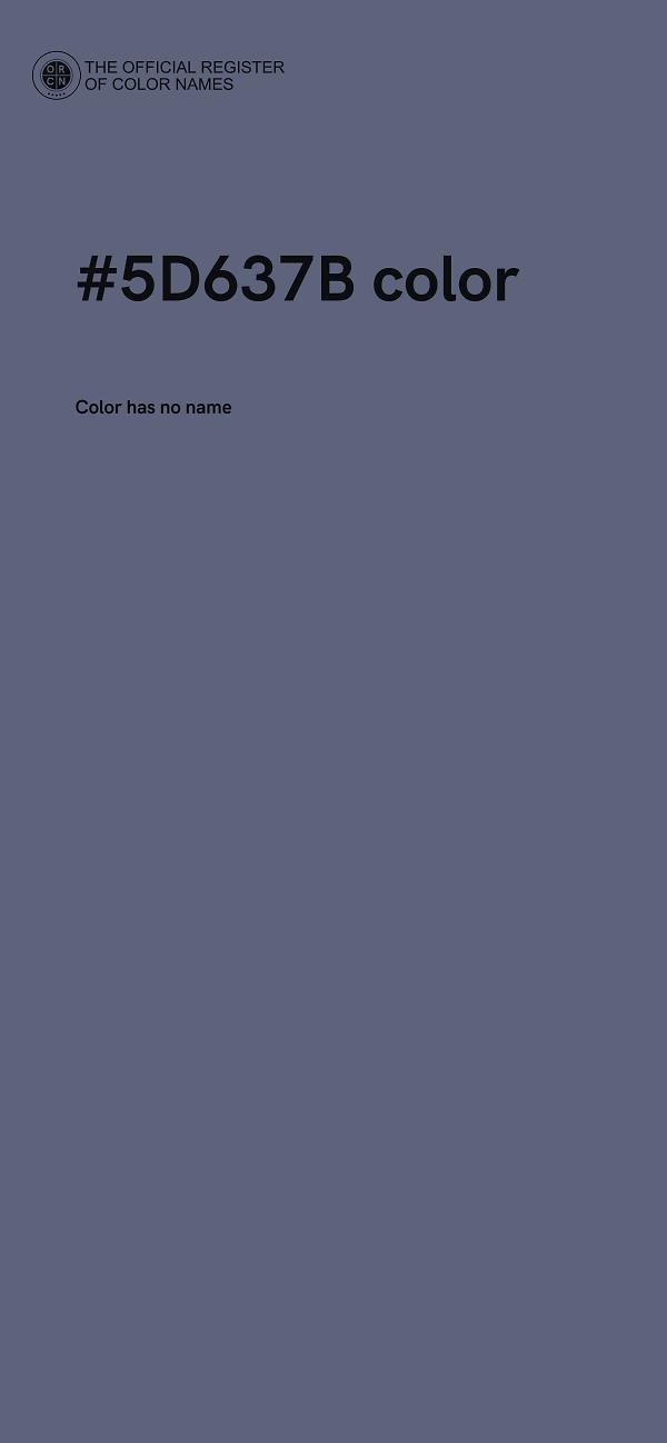 #5D637B color image