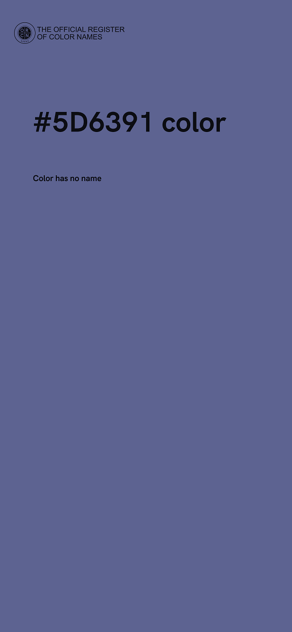 #5D6391 color image