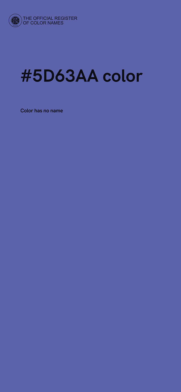 #5D63AA color image