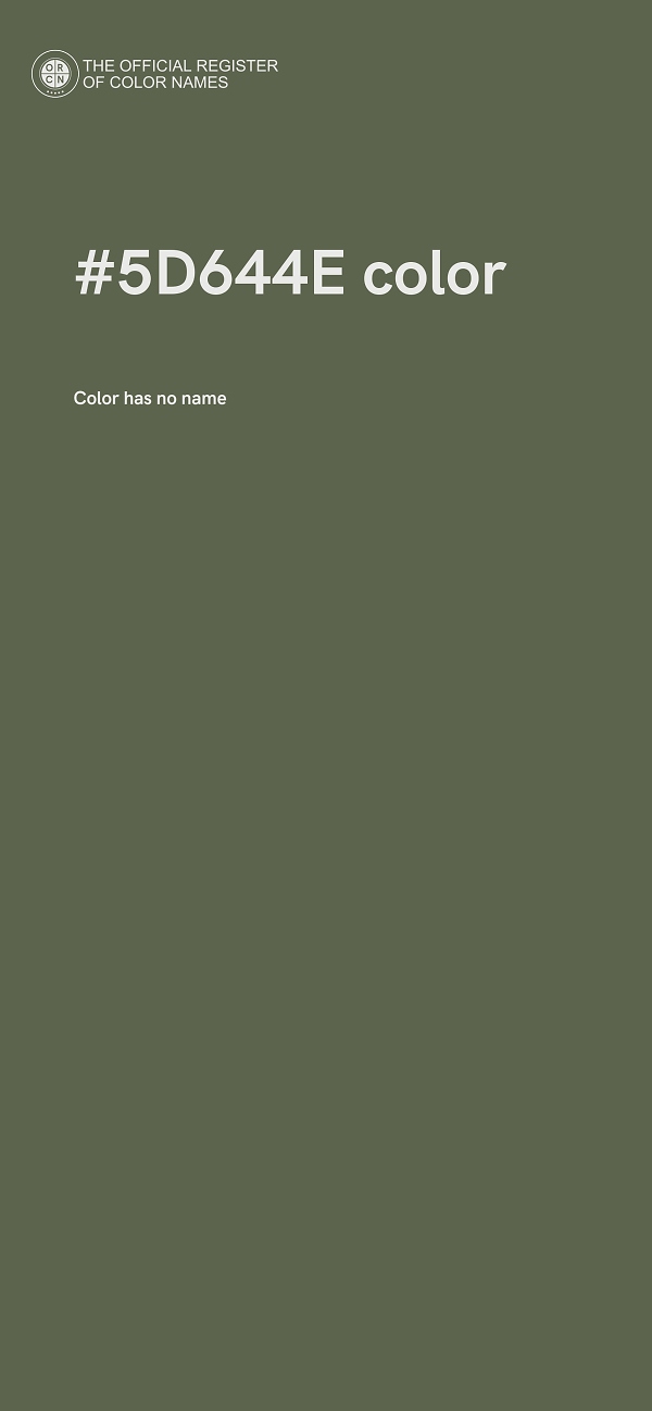 #5D644E color image
