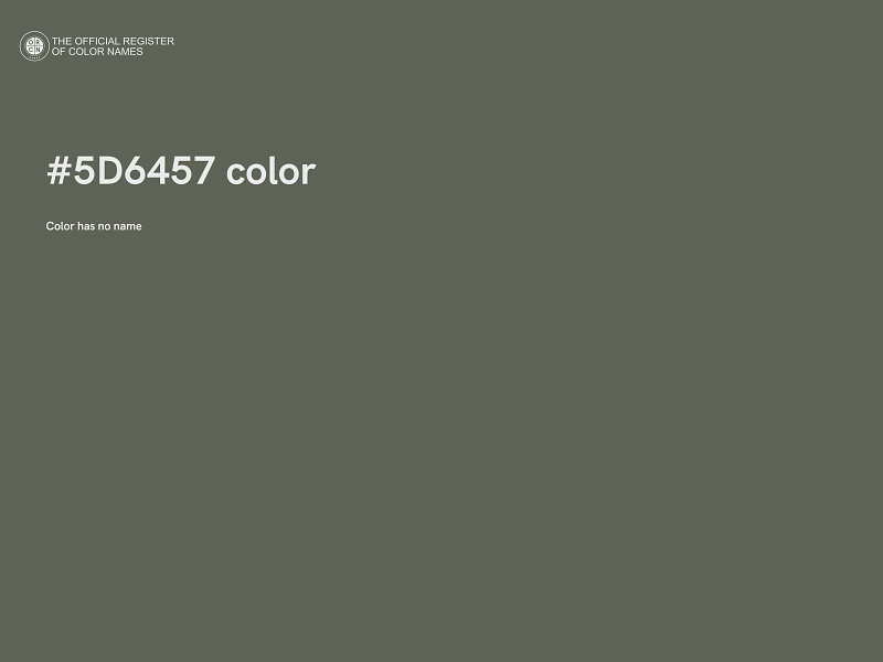 #5D6457 color image