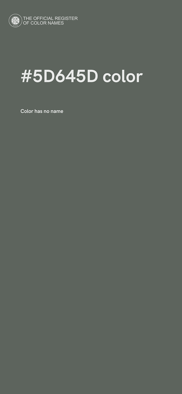 #5D645D color image