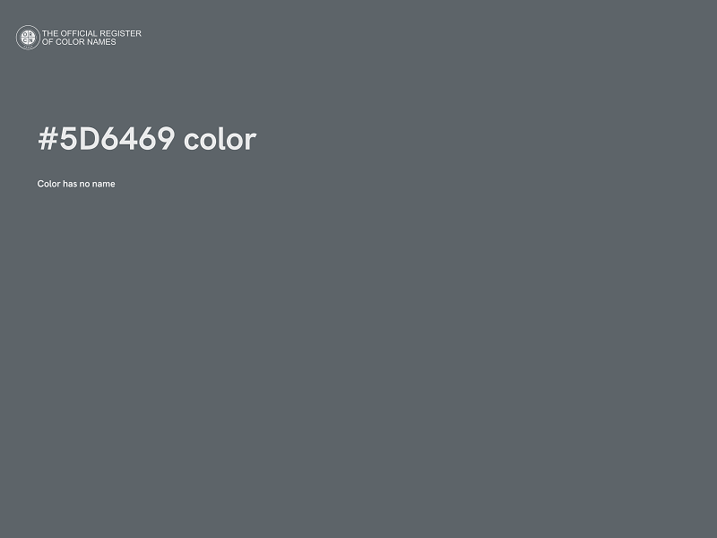 #5D6469 color image