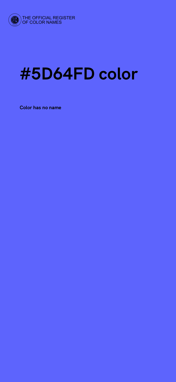 #5D64FD color image