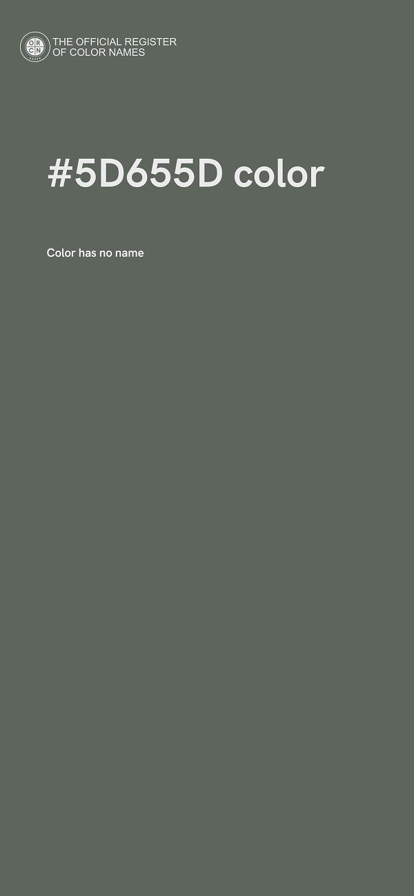 #5D655D color image