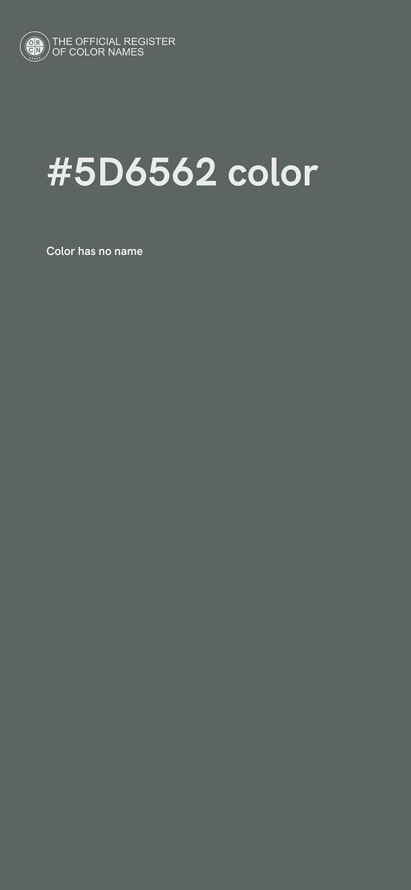 #5D6562 color image