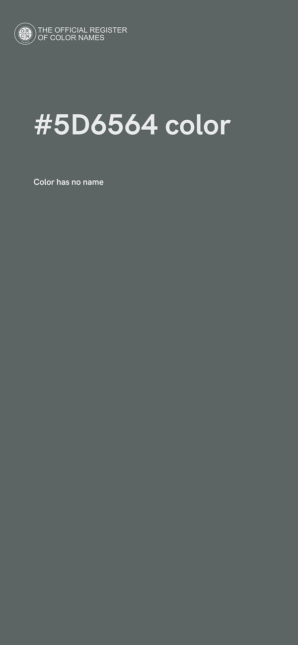 #5D6564 color image