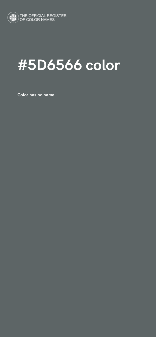 #5D6566 color image