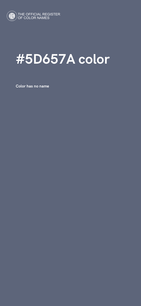 #5D657A color image