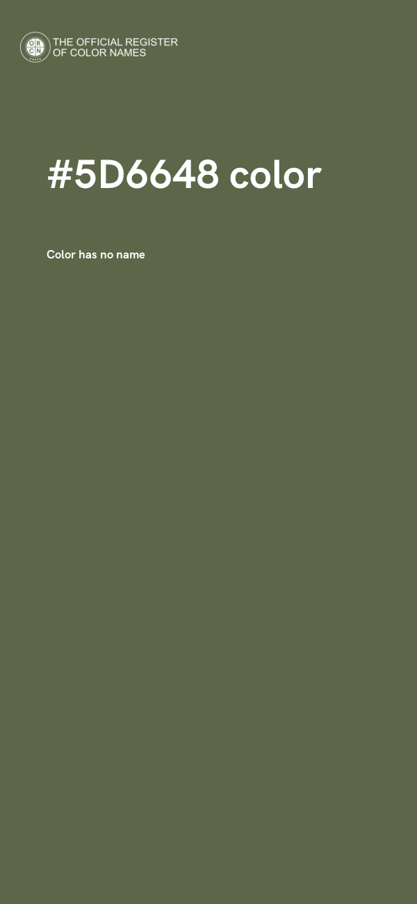 #5D6648 color image