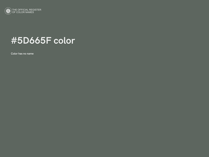 #5D665F color image