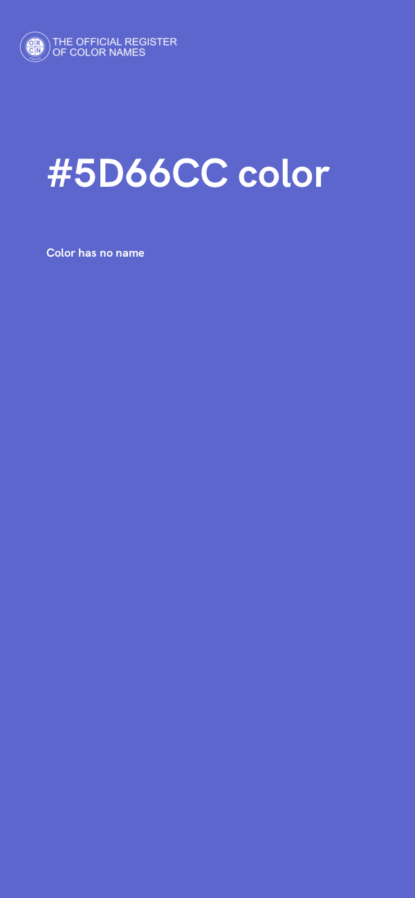 #5D66CC color image