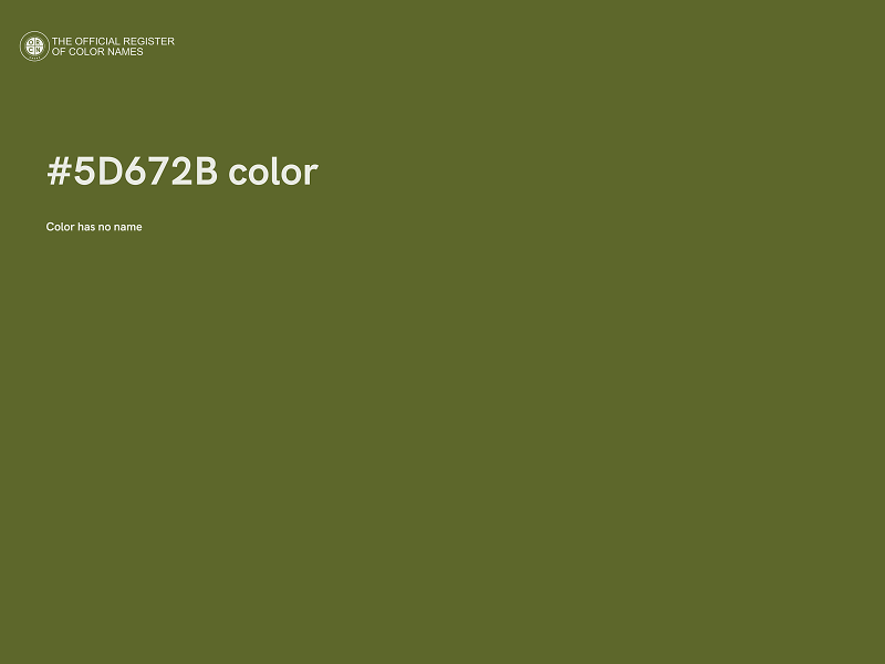 #5D672B color image