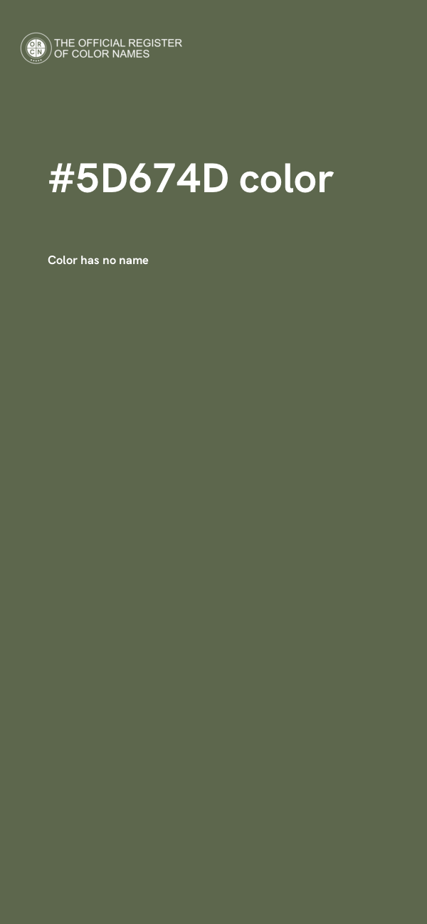 #5D674D color image
