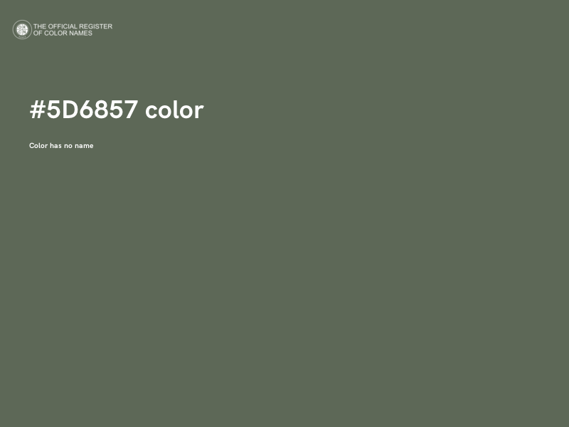#5D6857 color image