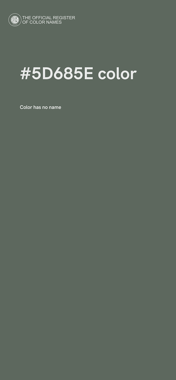 #5D685E color image