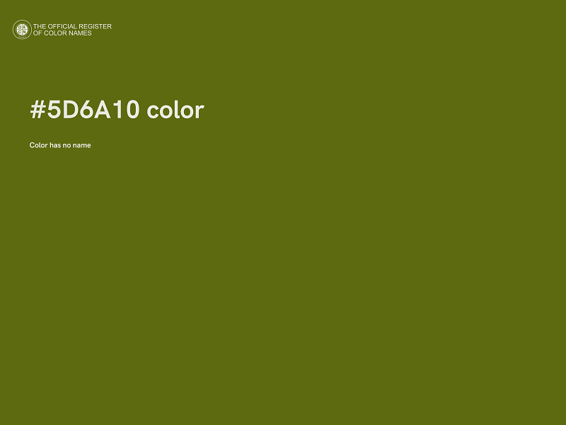 #5D6A10 color image