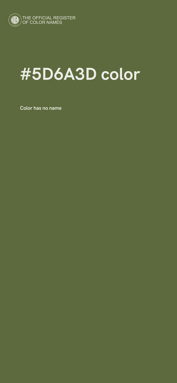 #5D6A3D color image