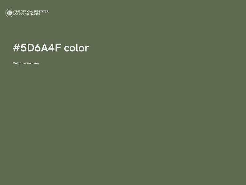 #5D6A4F color image