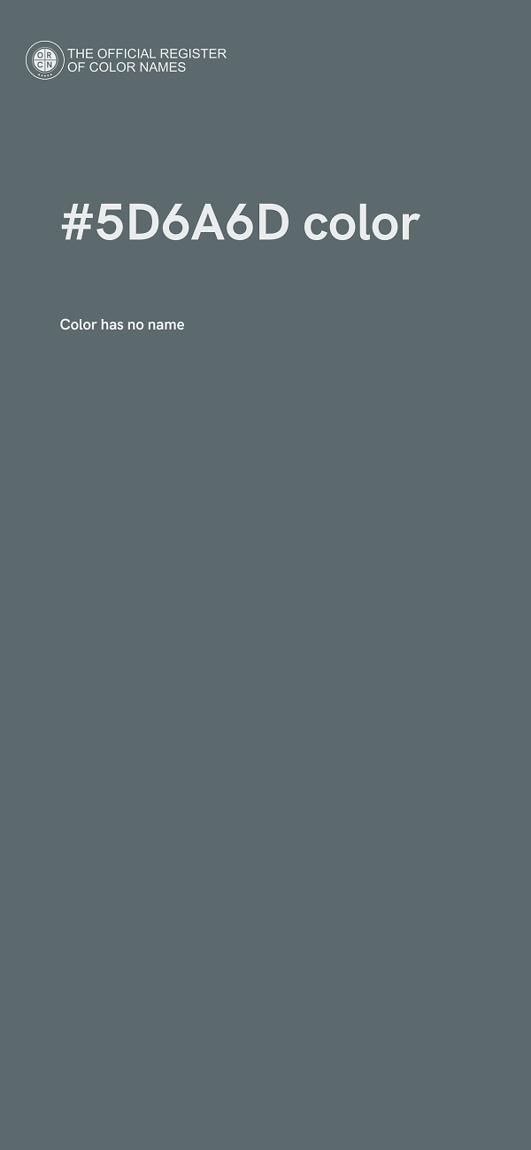 #5D6A6D color image