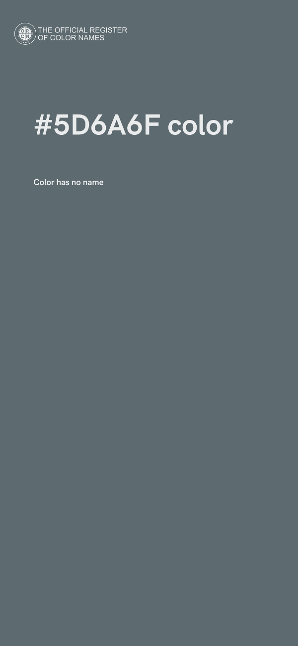 #5D6A6F color image