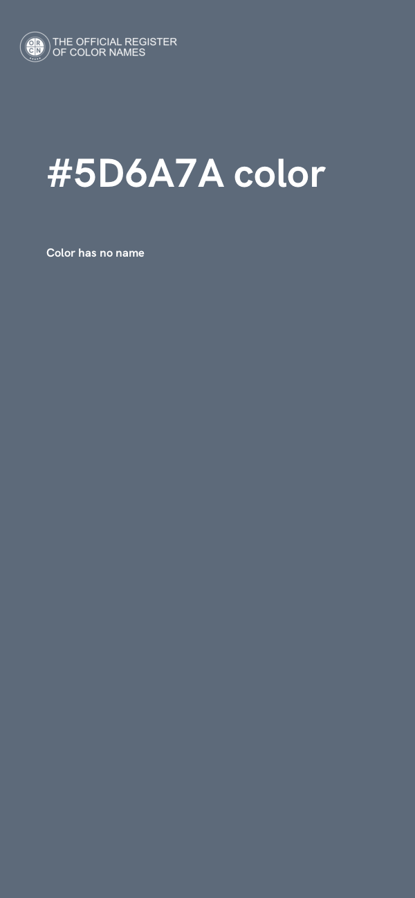 #5D6A7A color image