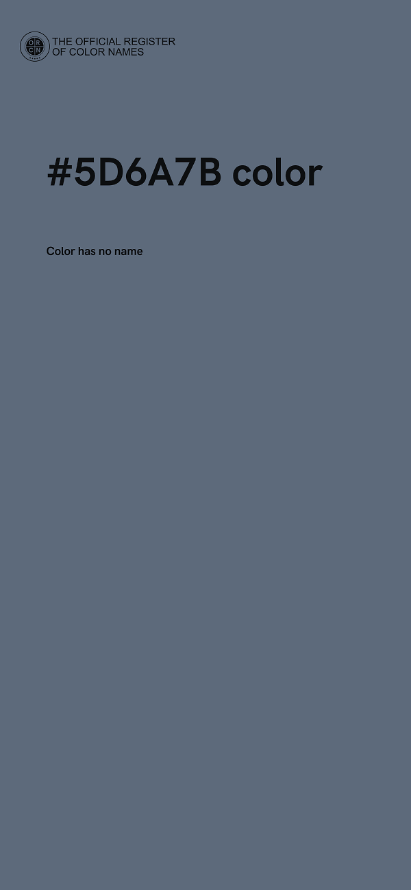 #5D6A7B color image