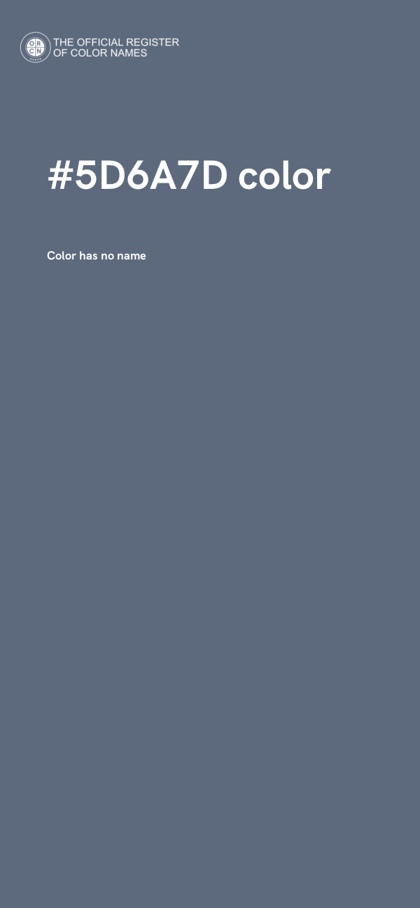 #5D6A7D color image