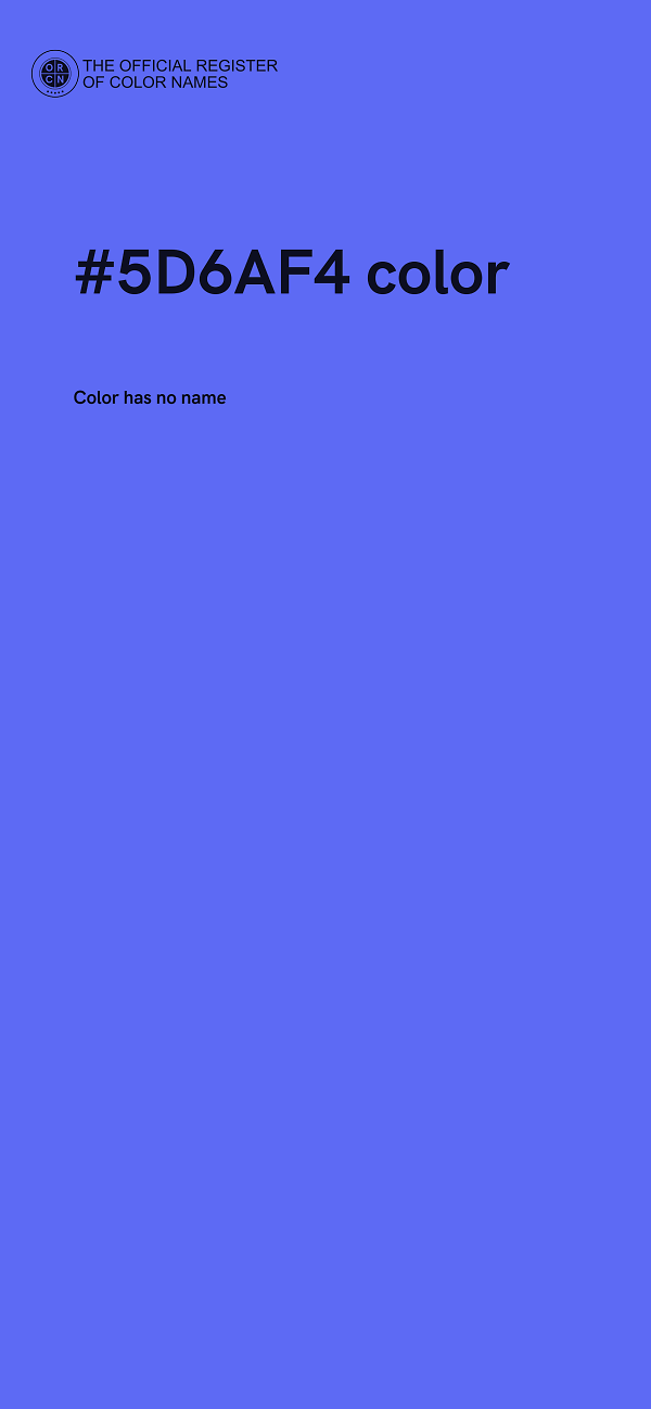#5D6AF4 color image