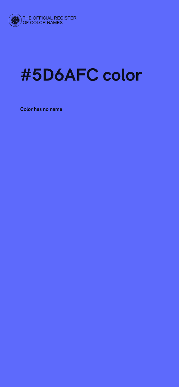 #5D6AFC color image