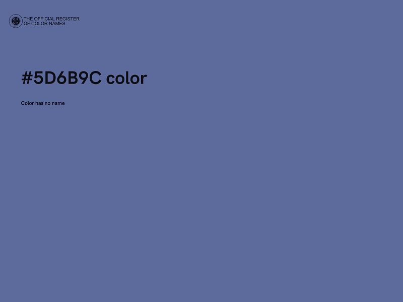 #5D6B9C color image