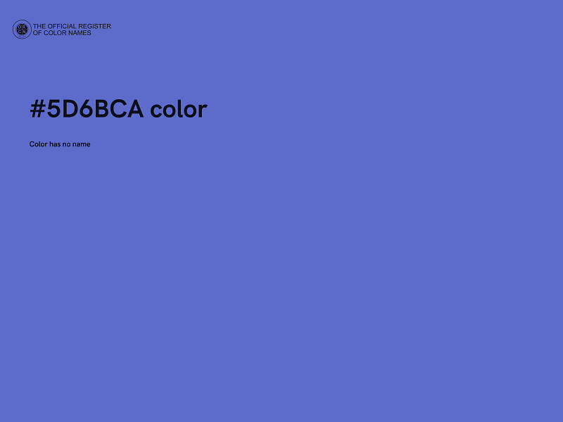 #5D6BCA color image