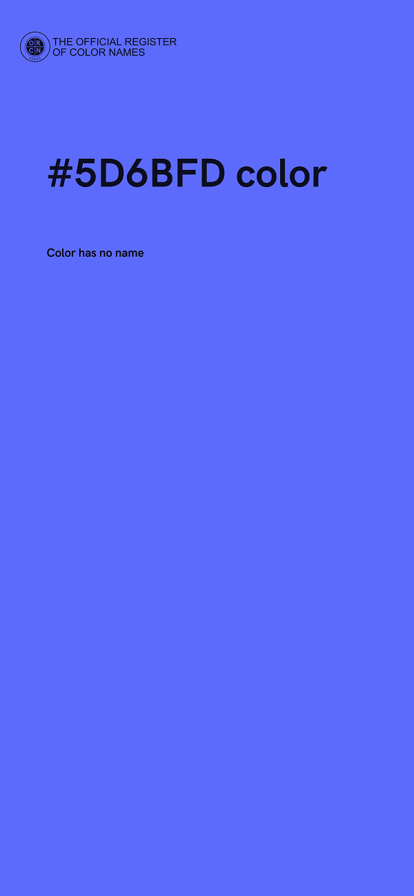 #5D6BFD color image