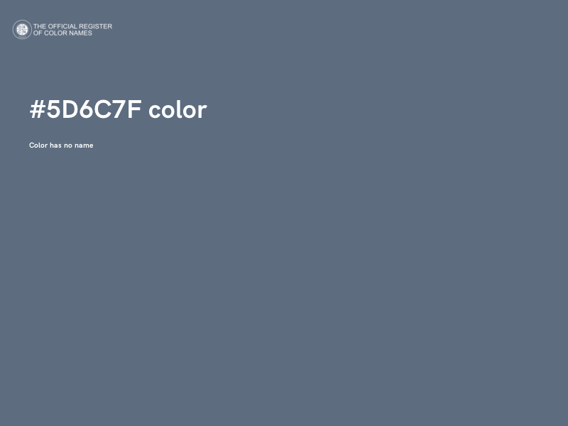 #5D6C7F color image