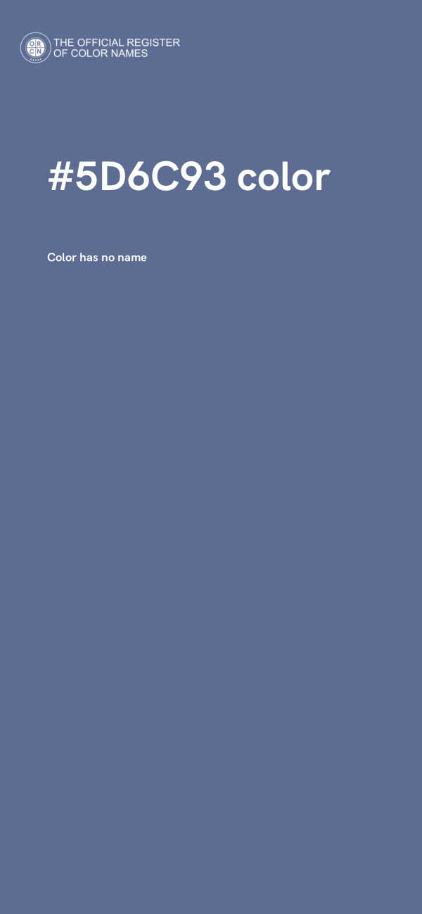 #5D6C93 color image