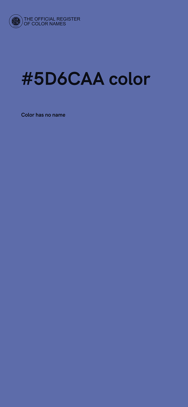 #5D6CAA color image