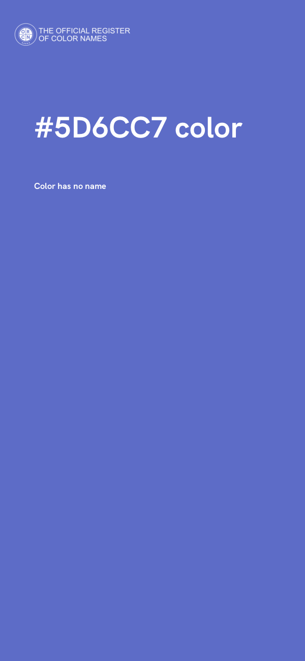 #5D6CC7 color image