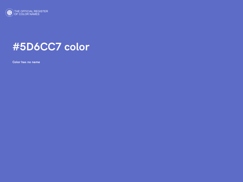 #5D6CC7 color image